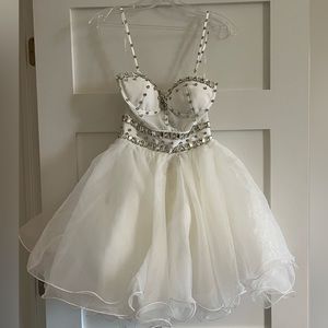 White Akira Tulle Dress